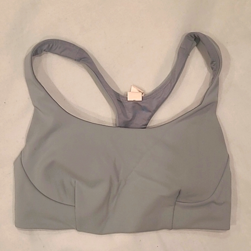 Lululemon sports bra crop top green sage sz6